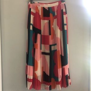 Maeve Anthropologie Mod Accordion Pleat Skirt size 2
